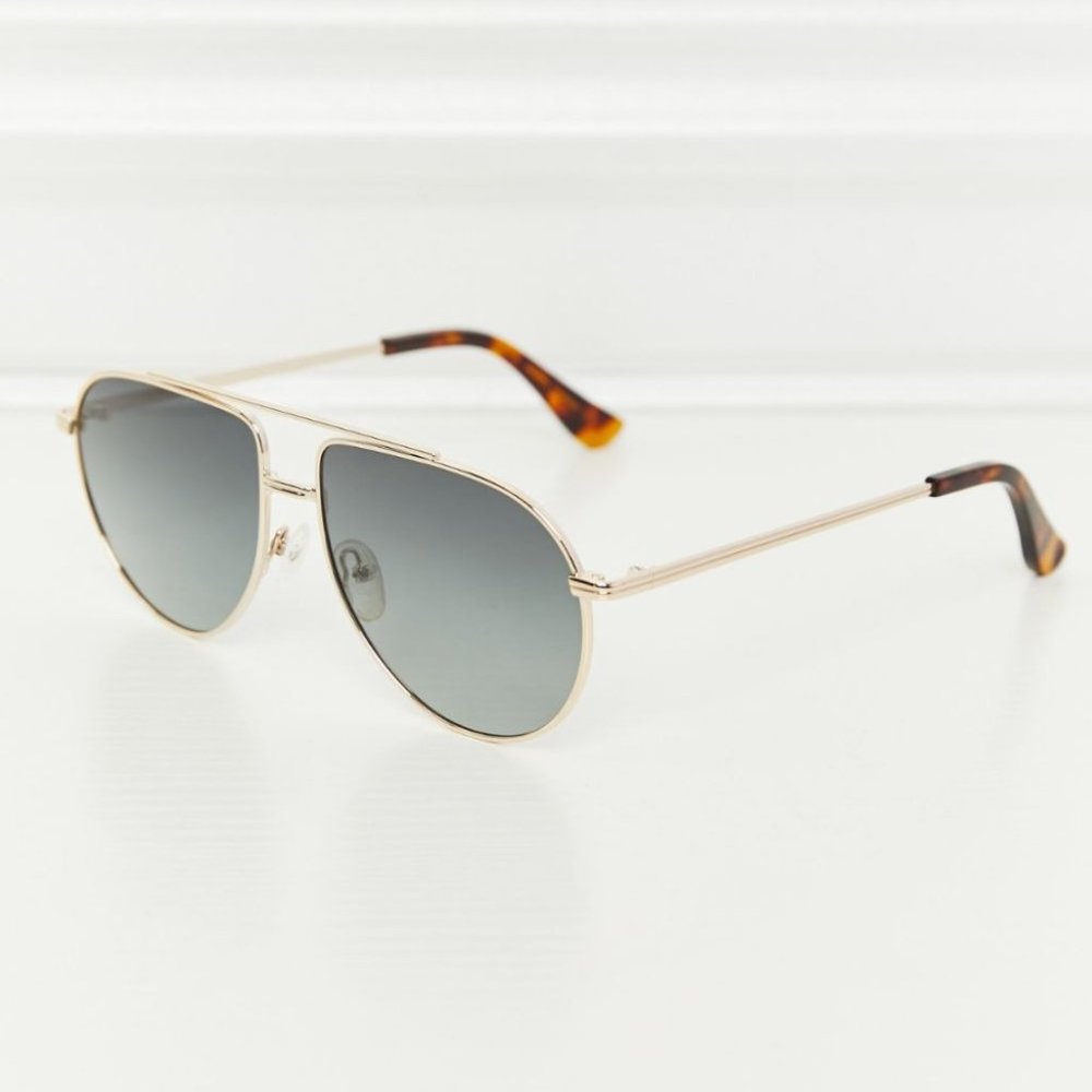UV400 TAC Polarization Lens Aviator Sunglasses